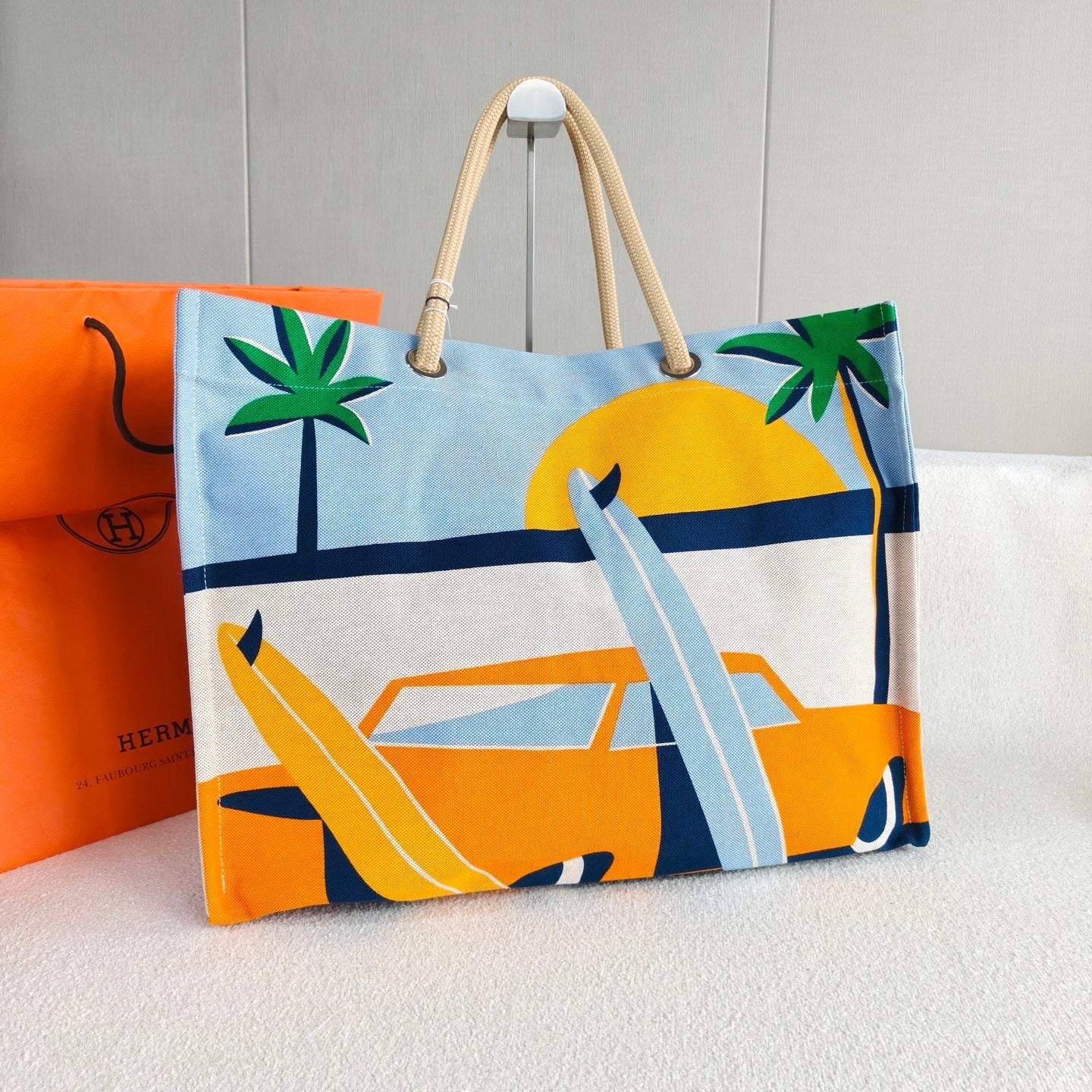 Hermès - Apres la Vague - Cotton - Multicolour - (large)