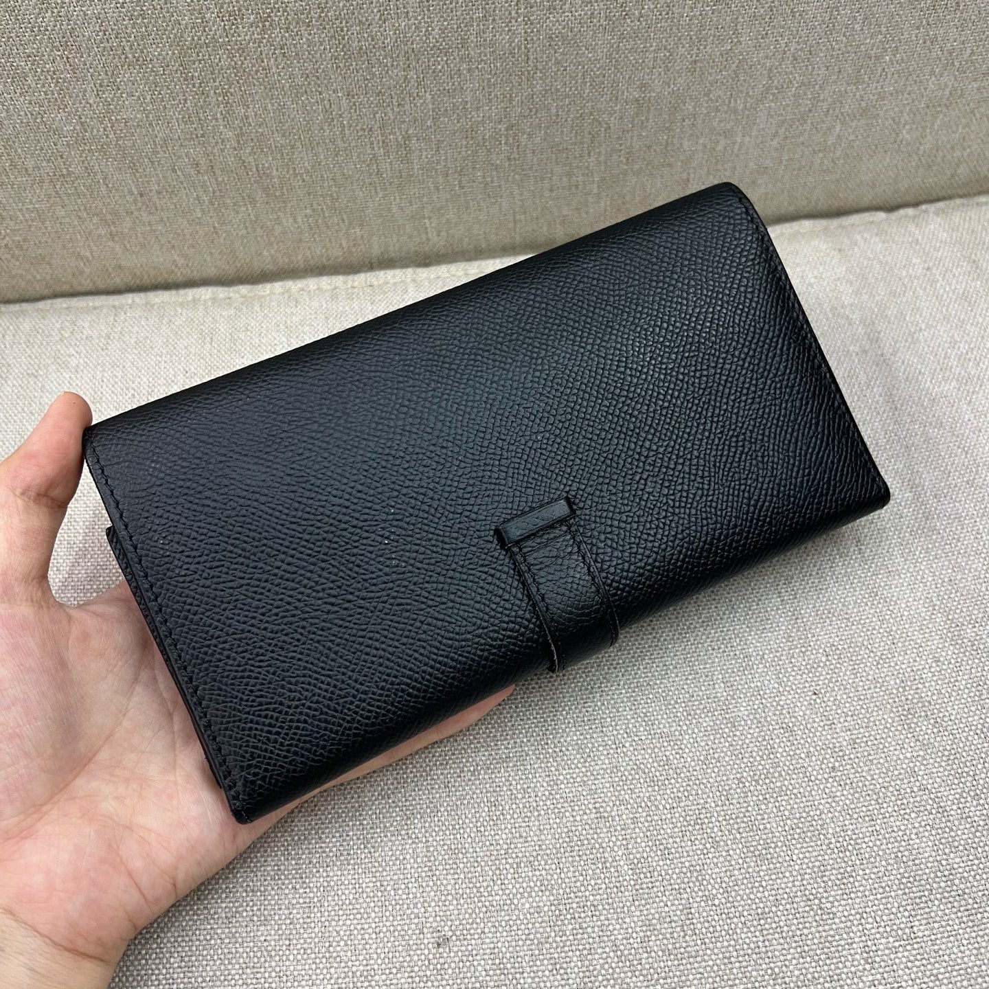 Hermès - Bearn - Leather - Black - (Other)
