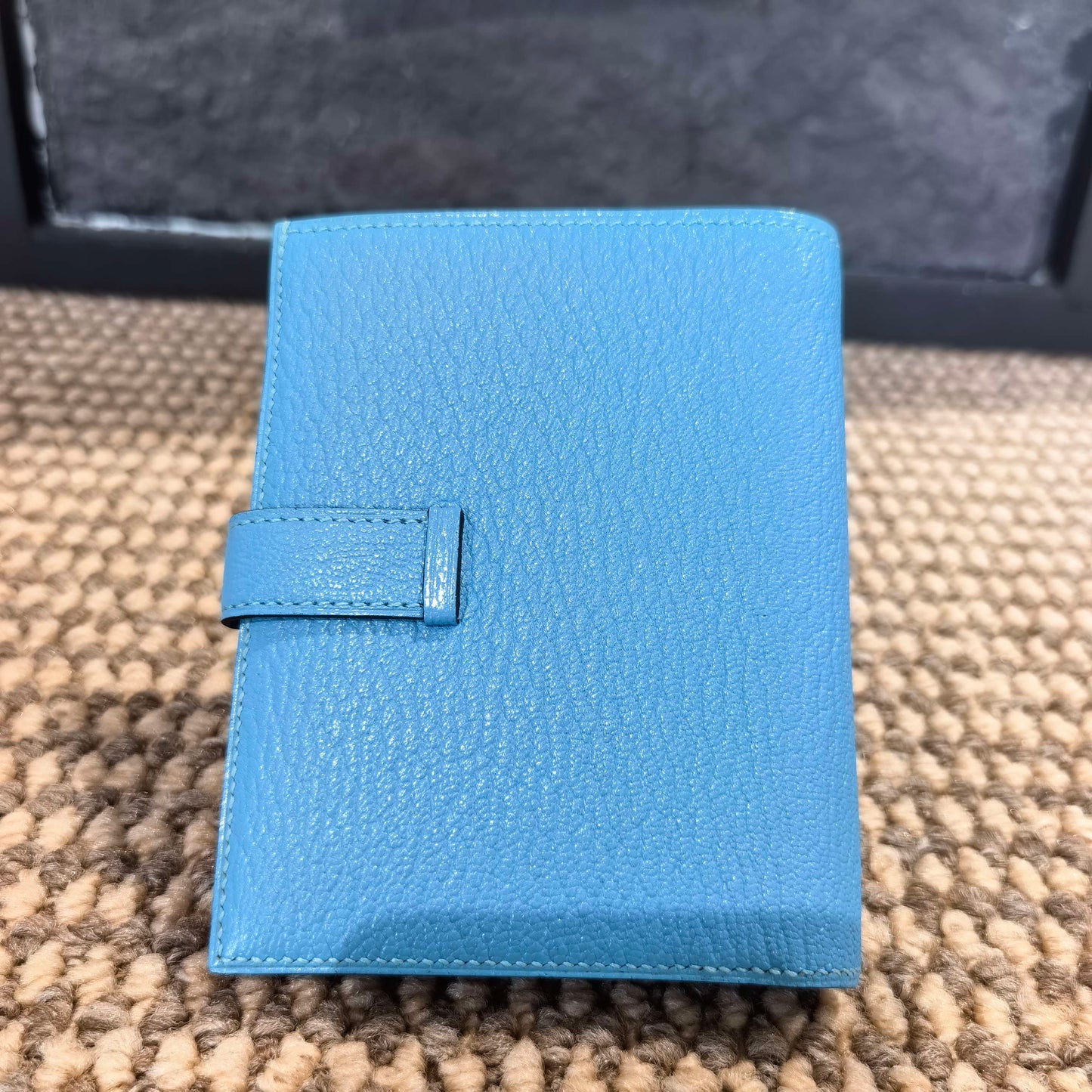 Hermes - Bearn - Leather - Blue - (mini)