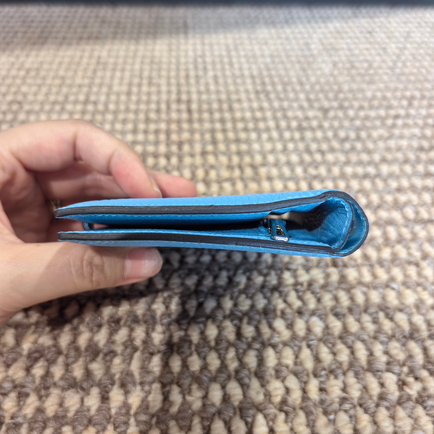 Hermes - Bearn - Leather - Blue - (mini)