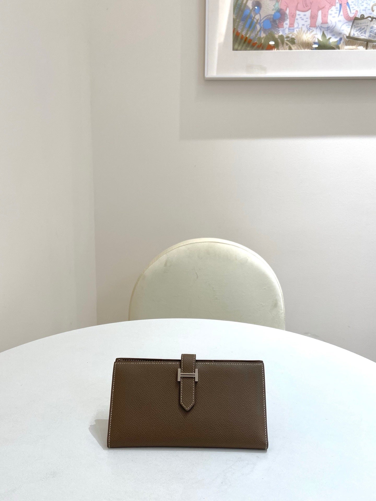 Hermes - Bearn - Leather - Brown