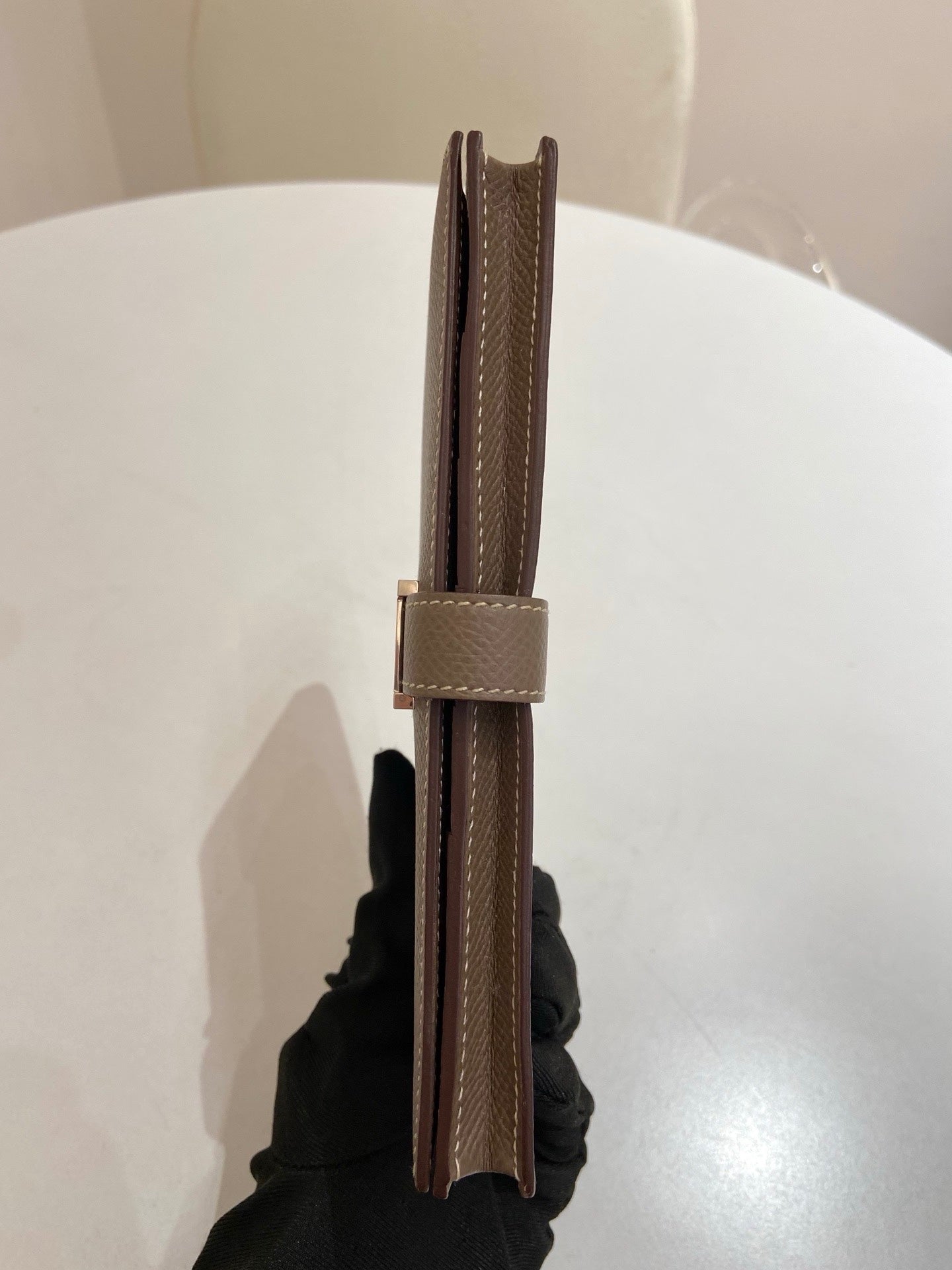Hermes - Bearn - Leather - Brown