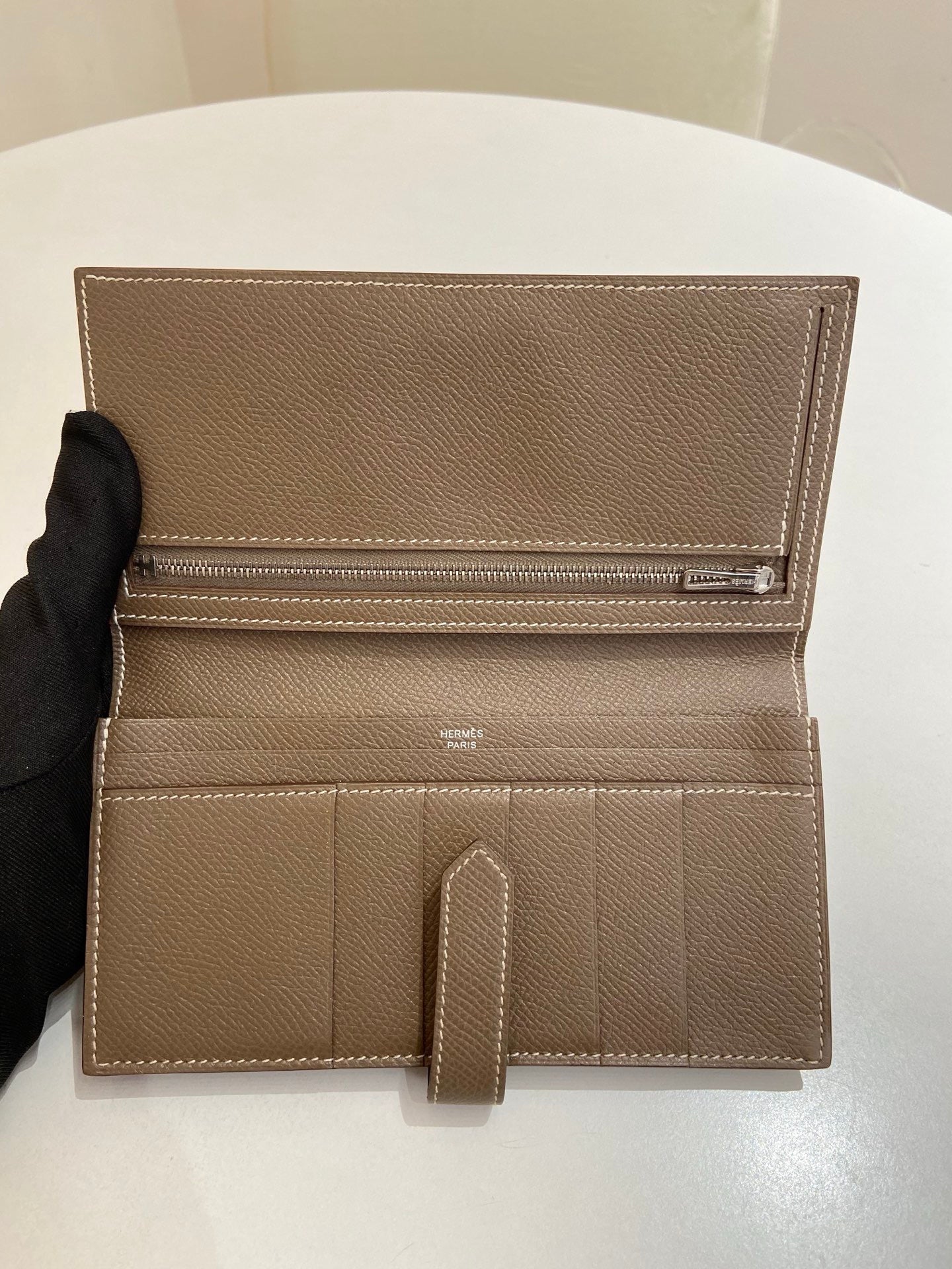 Hermes - Bearn - Leather - Brown