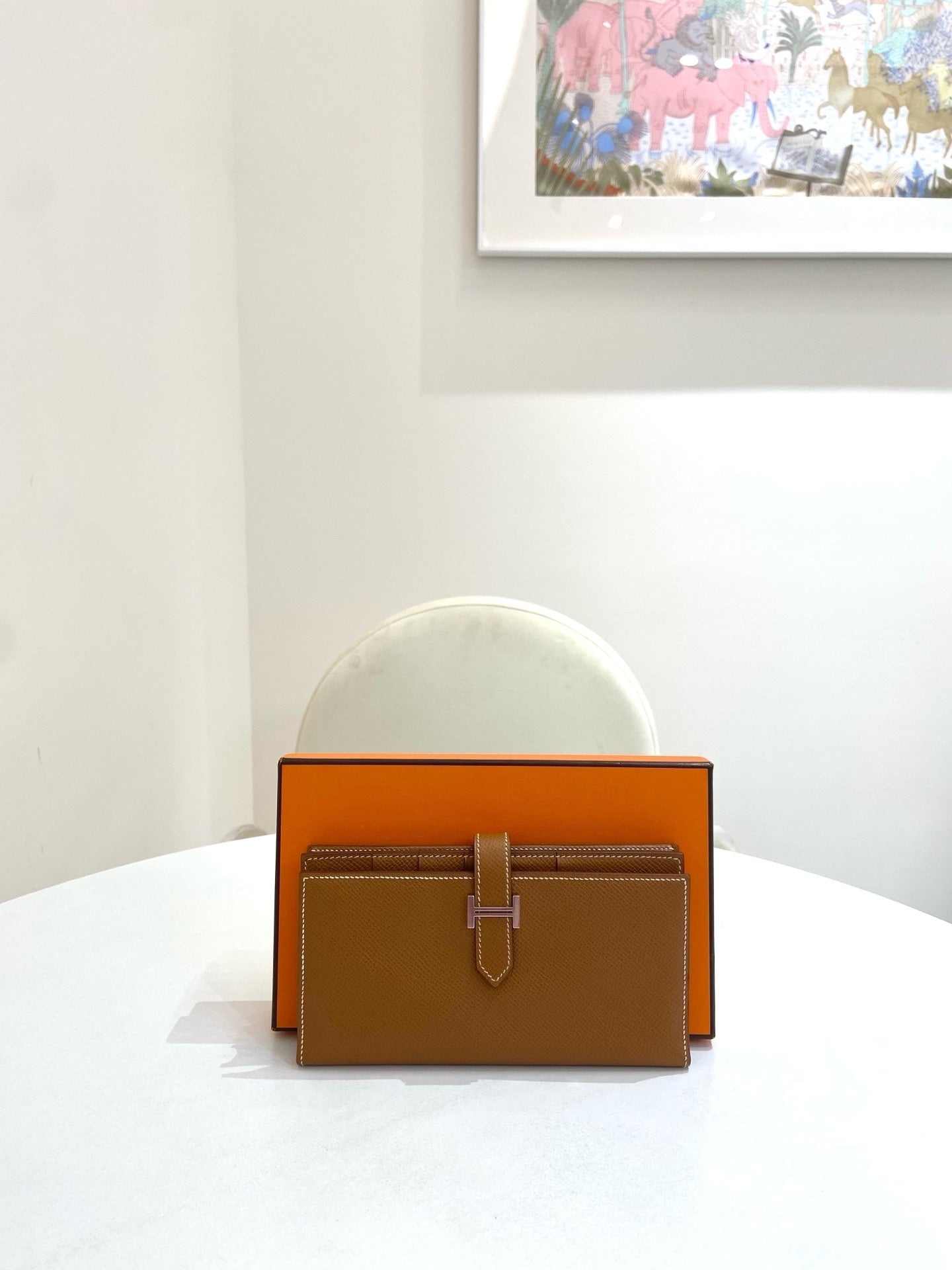 Hermes - Bearn - Leather - Brown - (Other)