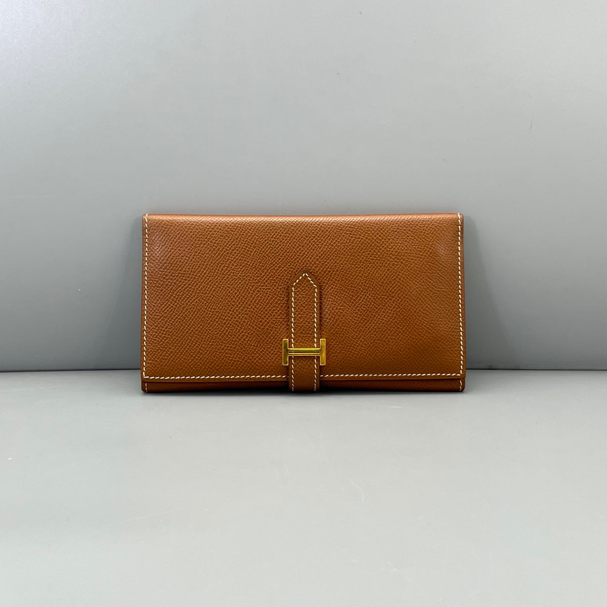 Hermes - Bearn - Leather - Brown - (small)