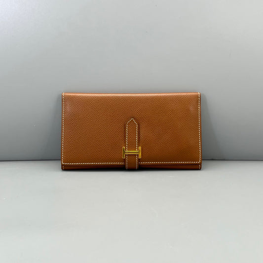Hermes - Bearn - Leather - Brown - (small)