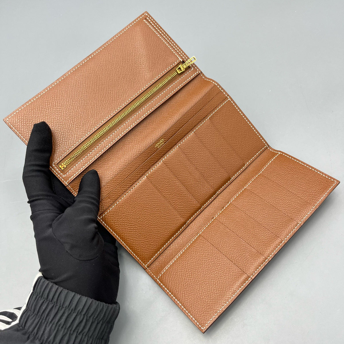 Hermes - Bearn - Leather - Brown - (small)
