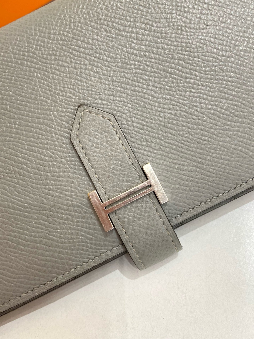 Hermes - Bearn - Leather - Grey - (Large)