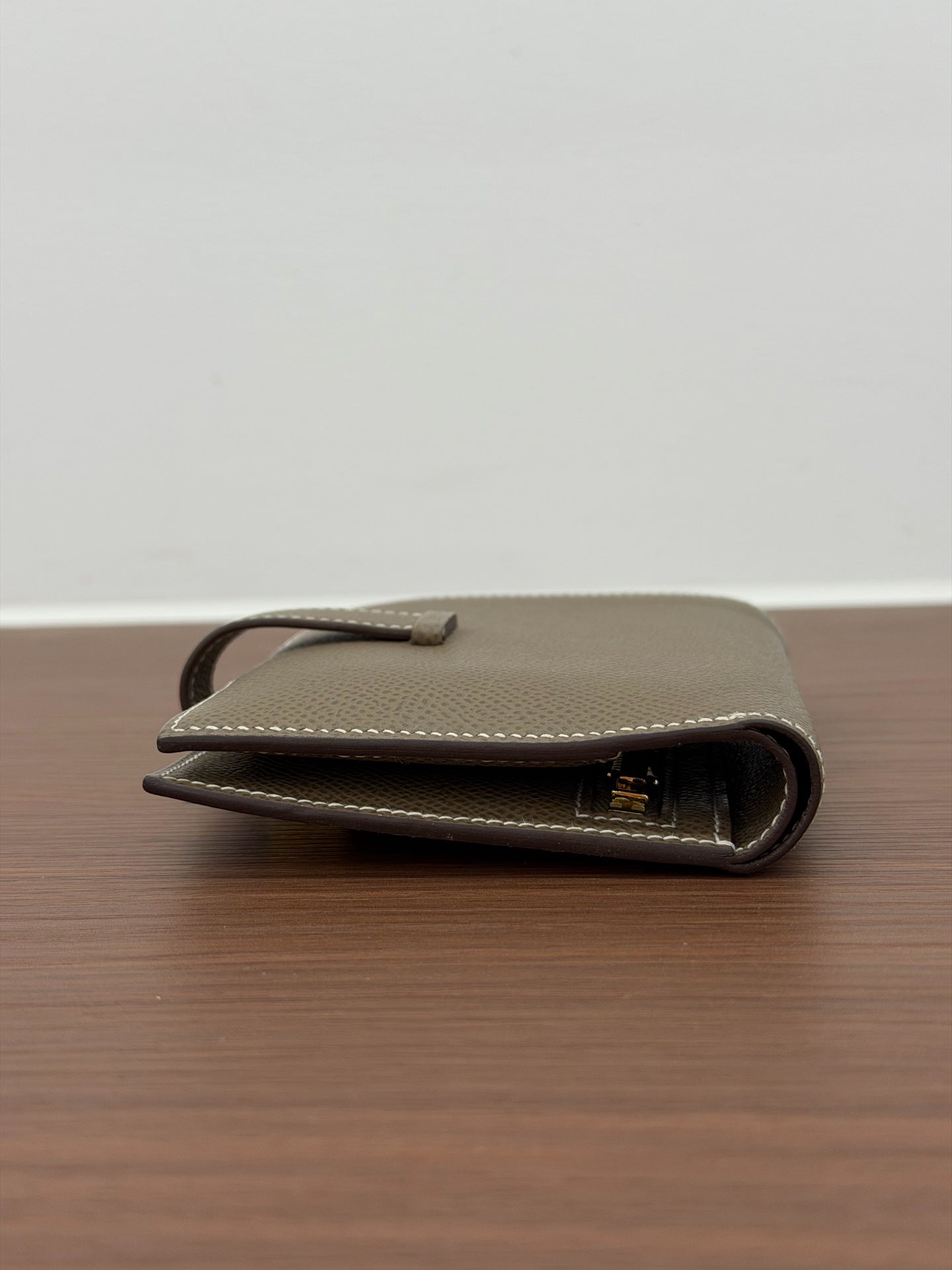 Hermes - Bearn - Leather - Grey - (mini)