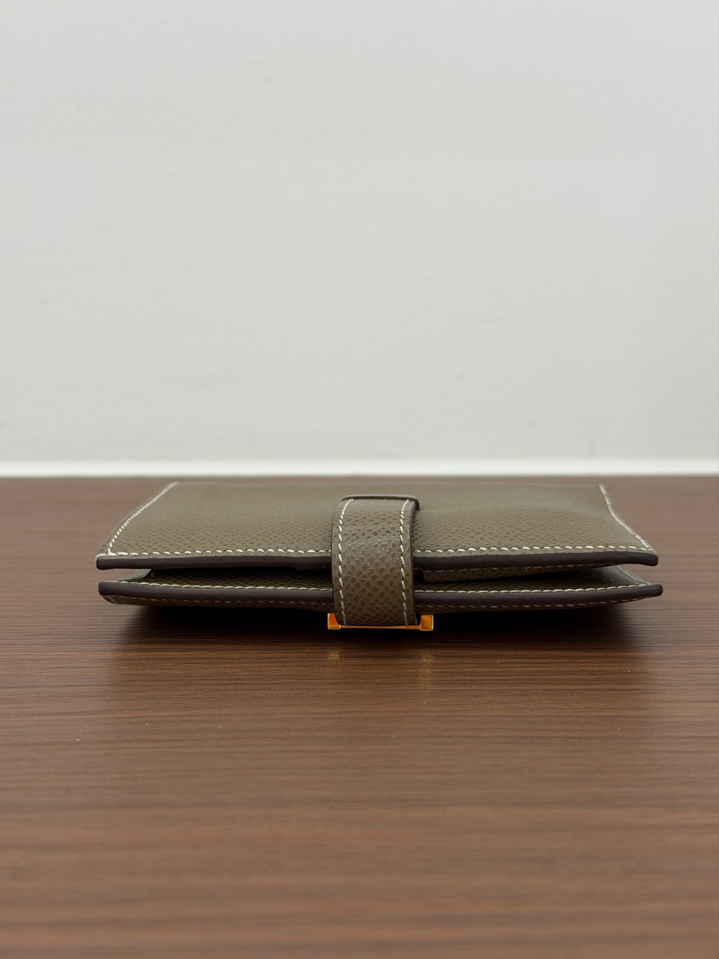 Hermes - Bearn - Leather - Grey - (mini)