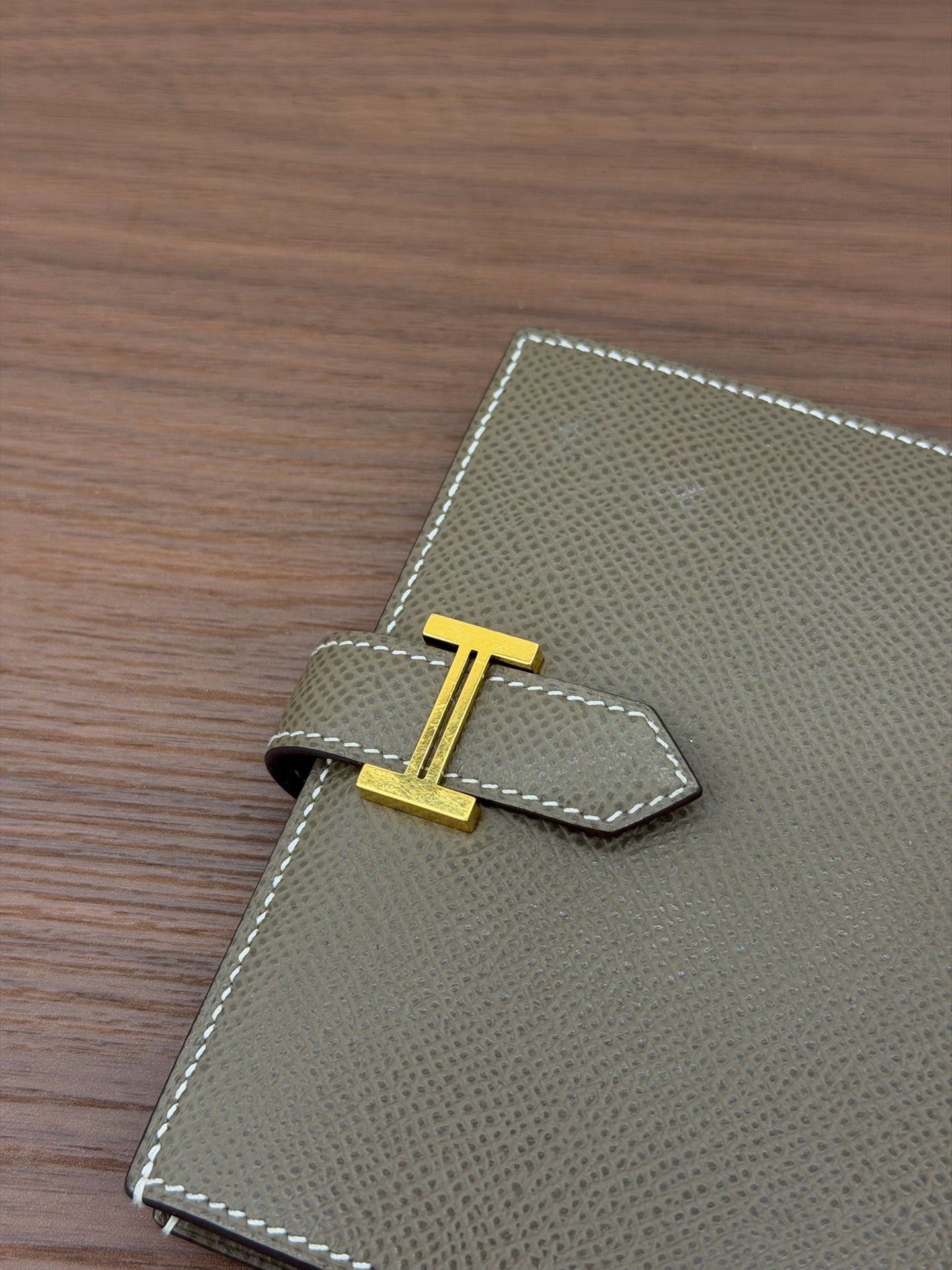 Hermes - Bearn - Leather - Grey - (mini)
