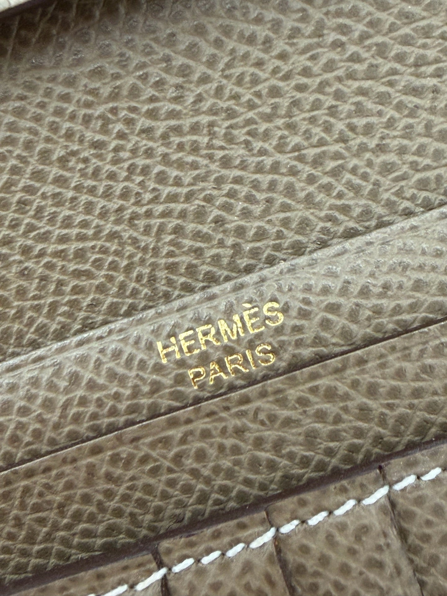Hermes - Bearn - Leather - Grey - (mini)