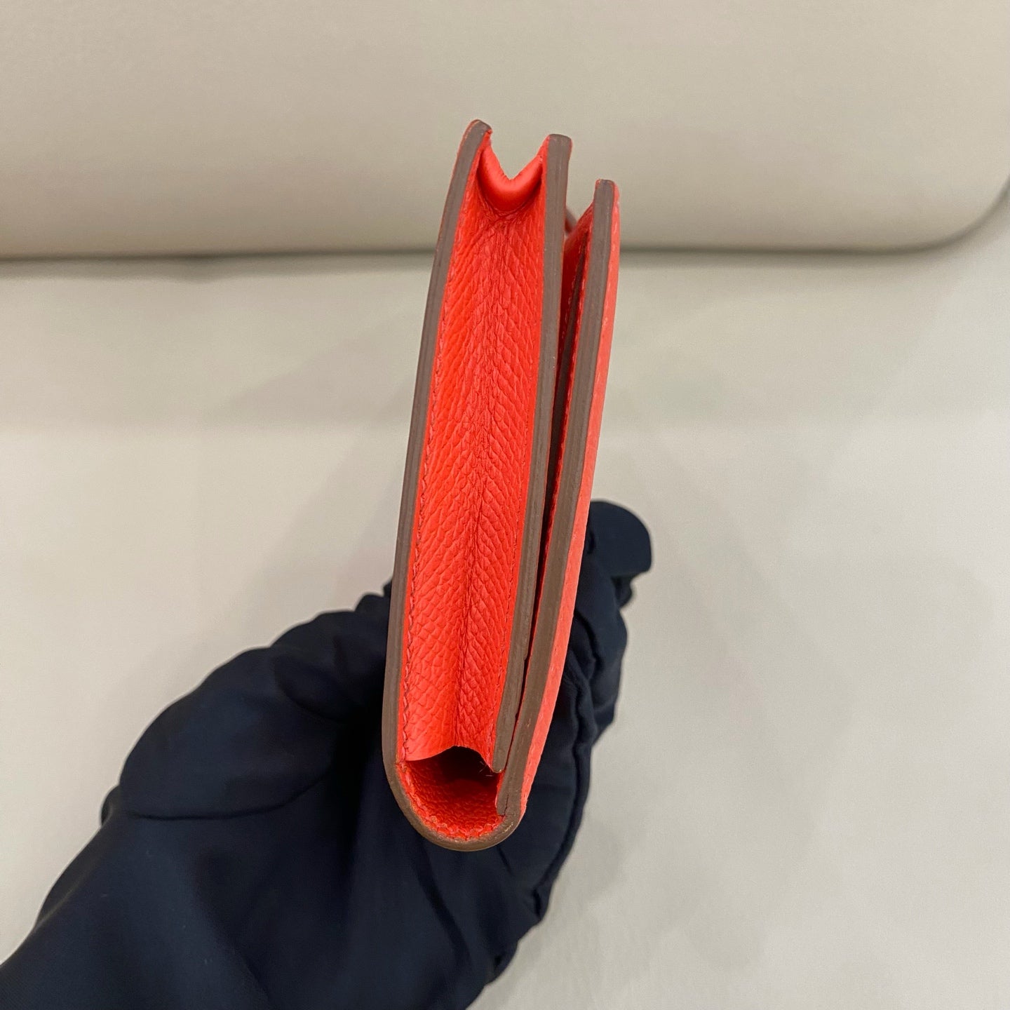 Hermes - Bearn Long Wallet - Epsom leather - Red - (medium)