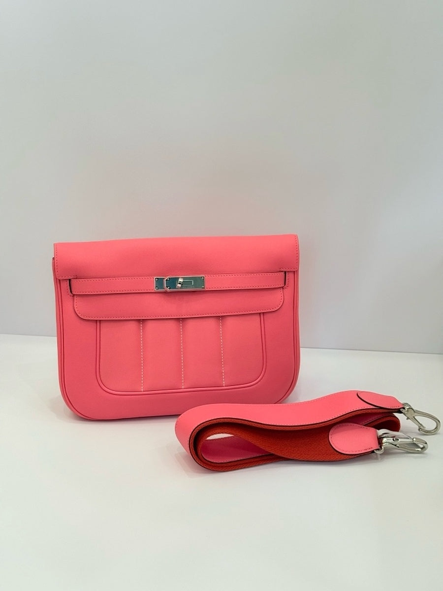 Hermès - Berline 28 - Leather - Pink - (medium)
