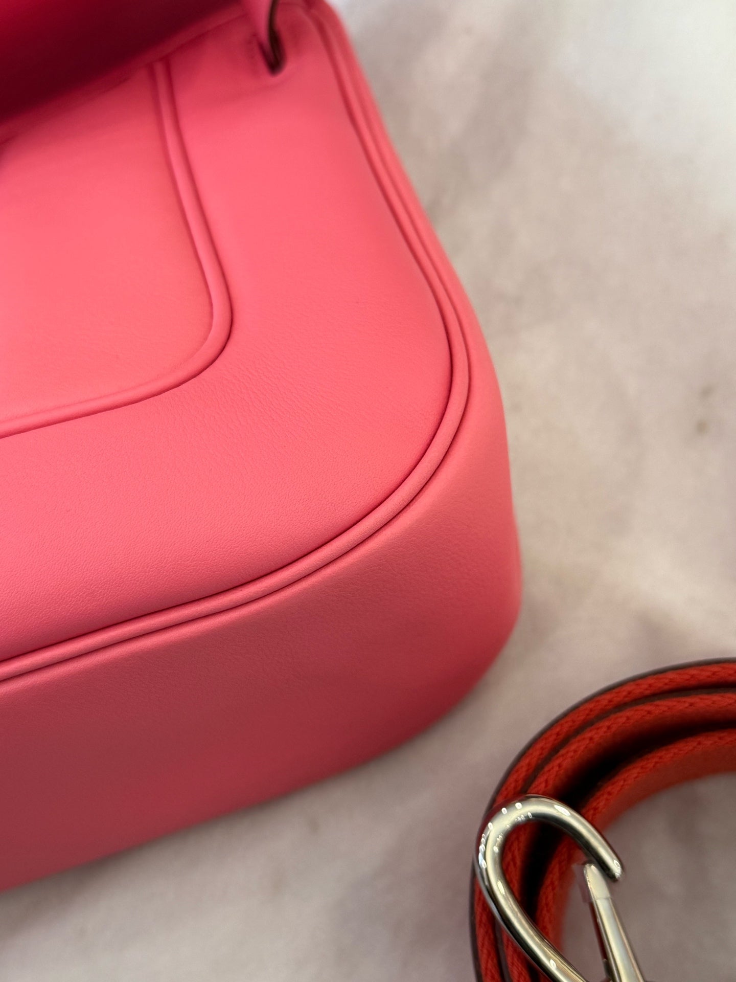 Hermès - Berline 28 - Leather - Pink - (medium)