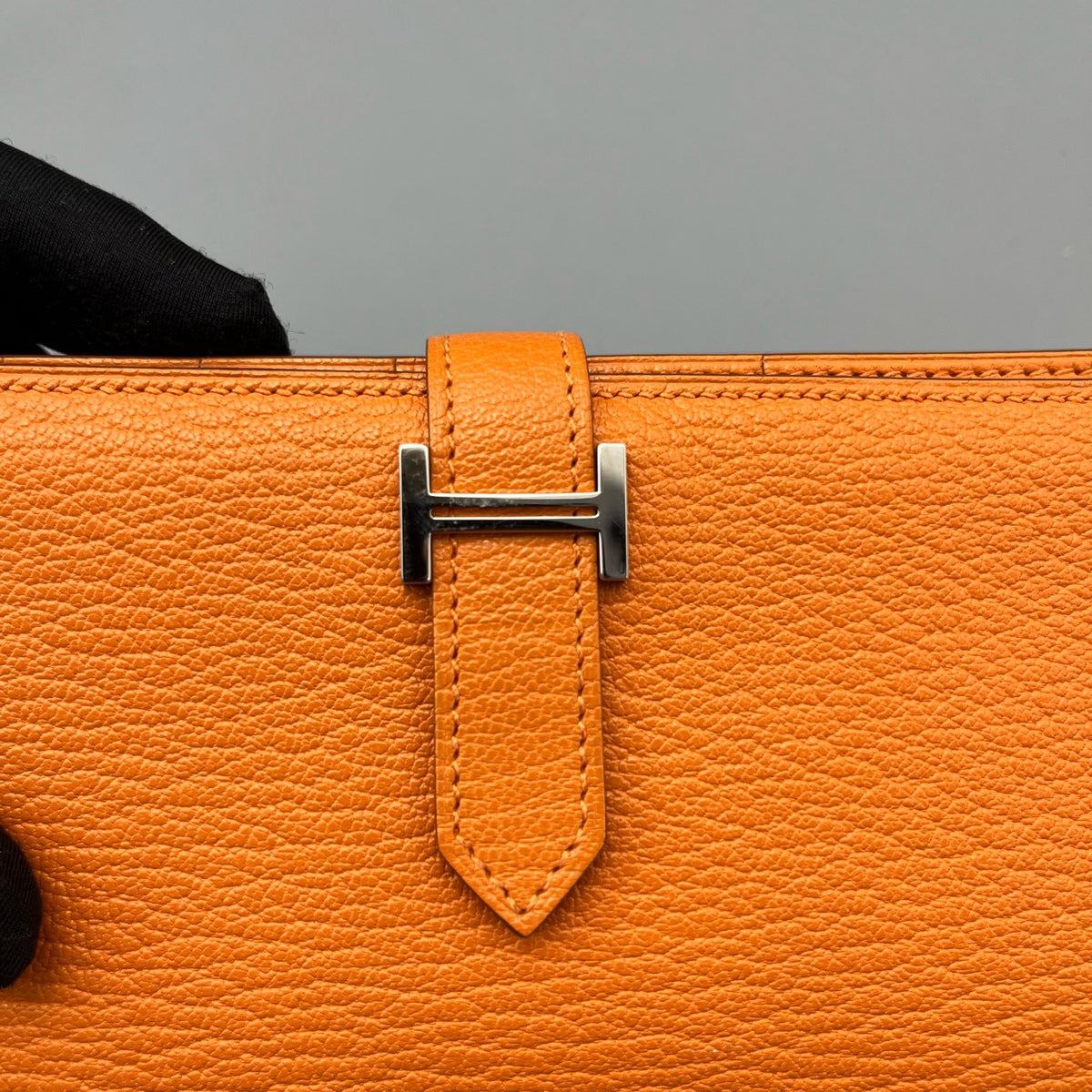 Hermes - Bi-fold Wallet - Leather - Orange