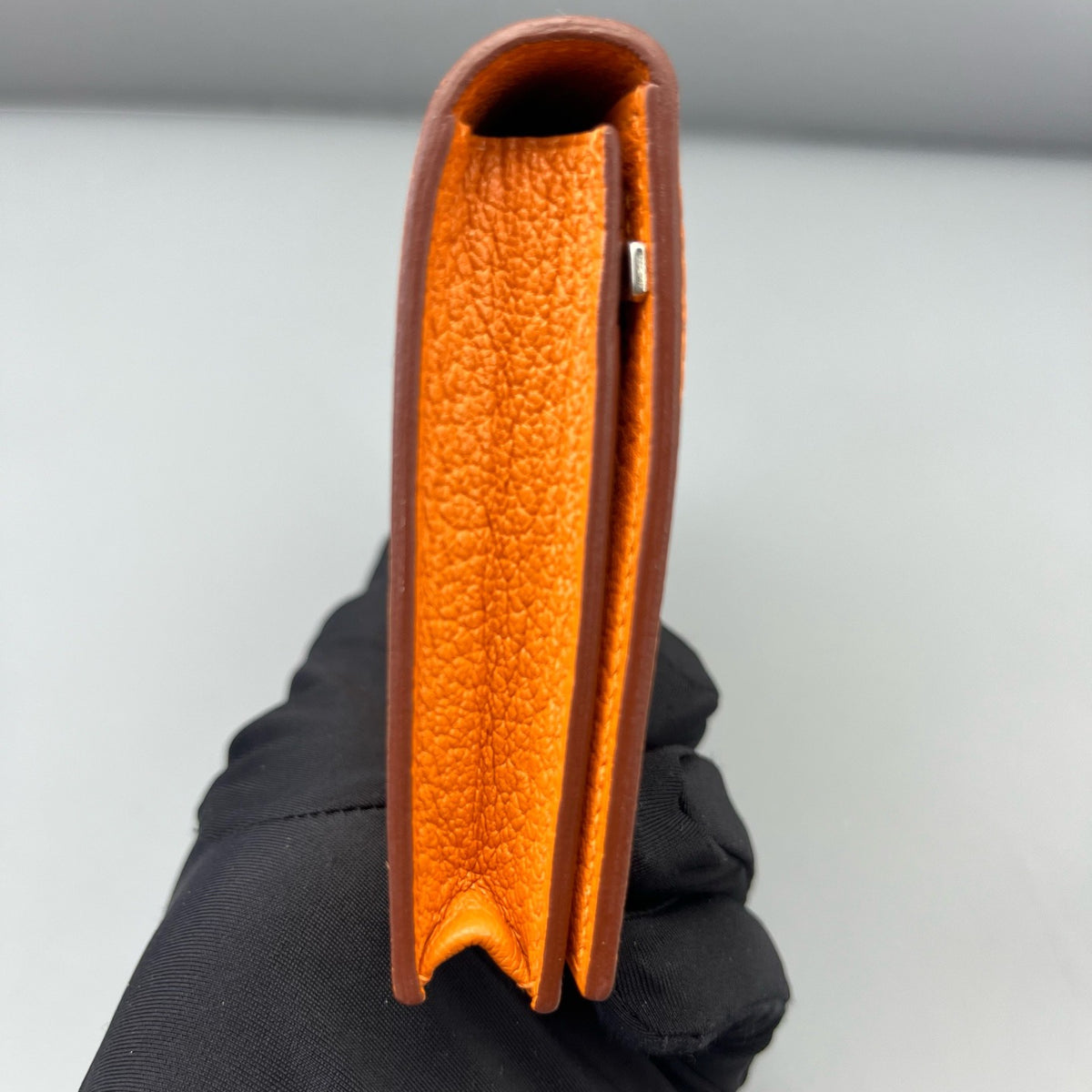 Hermes - Bi-fold Wallet - Leather - Orange