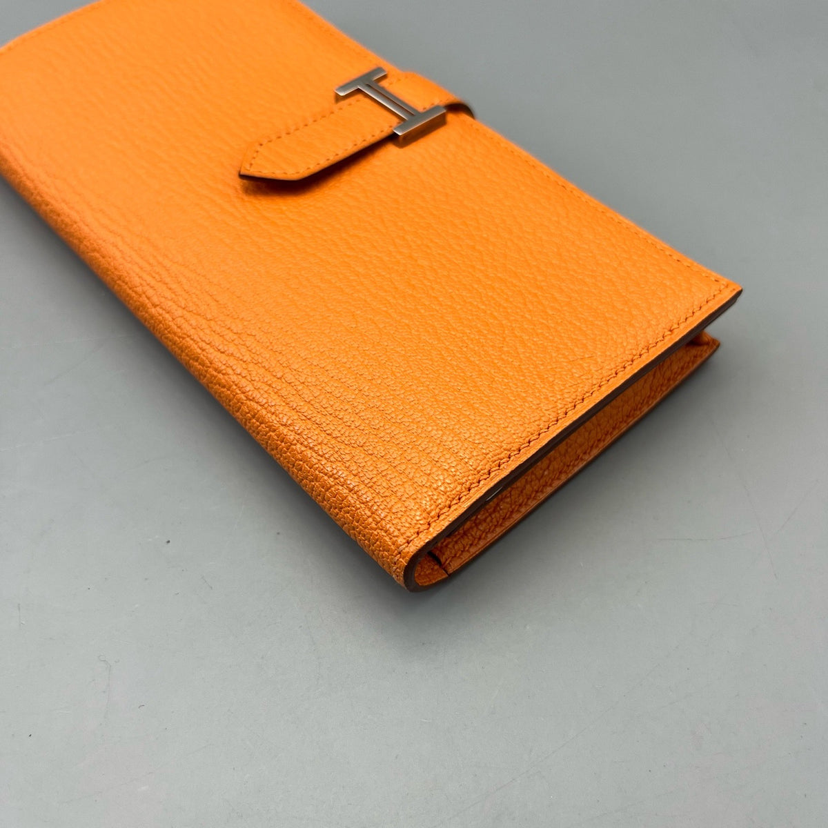 Hermes - Bi-fold Wallet - Leather - Orange