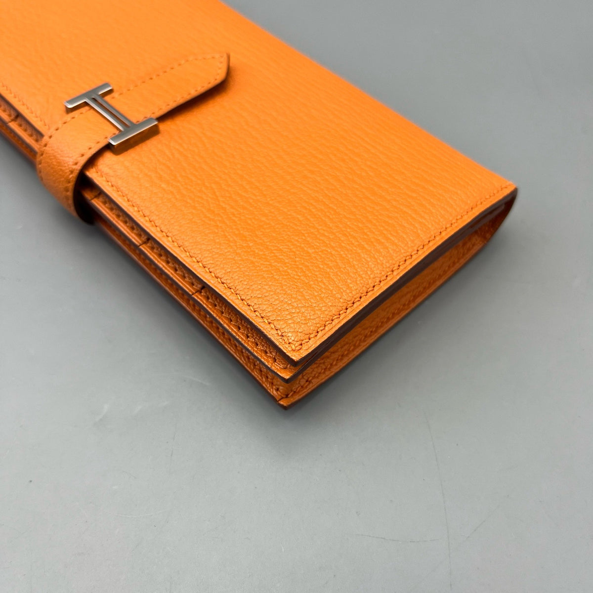 Hermes - Bi-fold Wallet - Leather - Orange