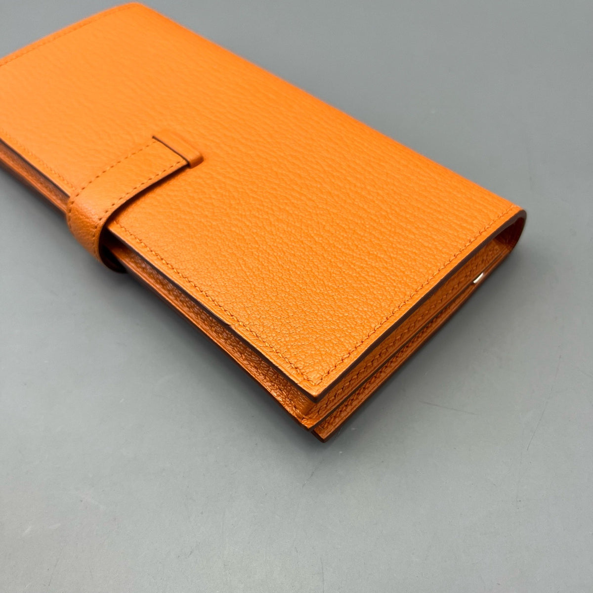 Hermes - Bi-fold Wallet - Leather - Orange