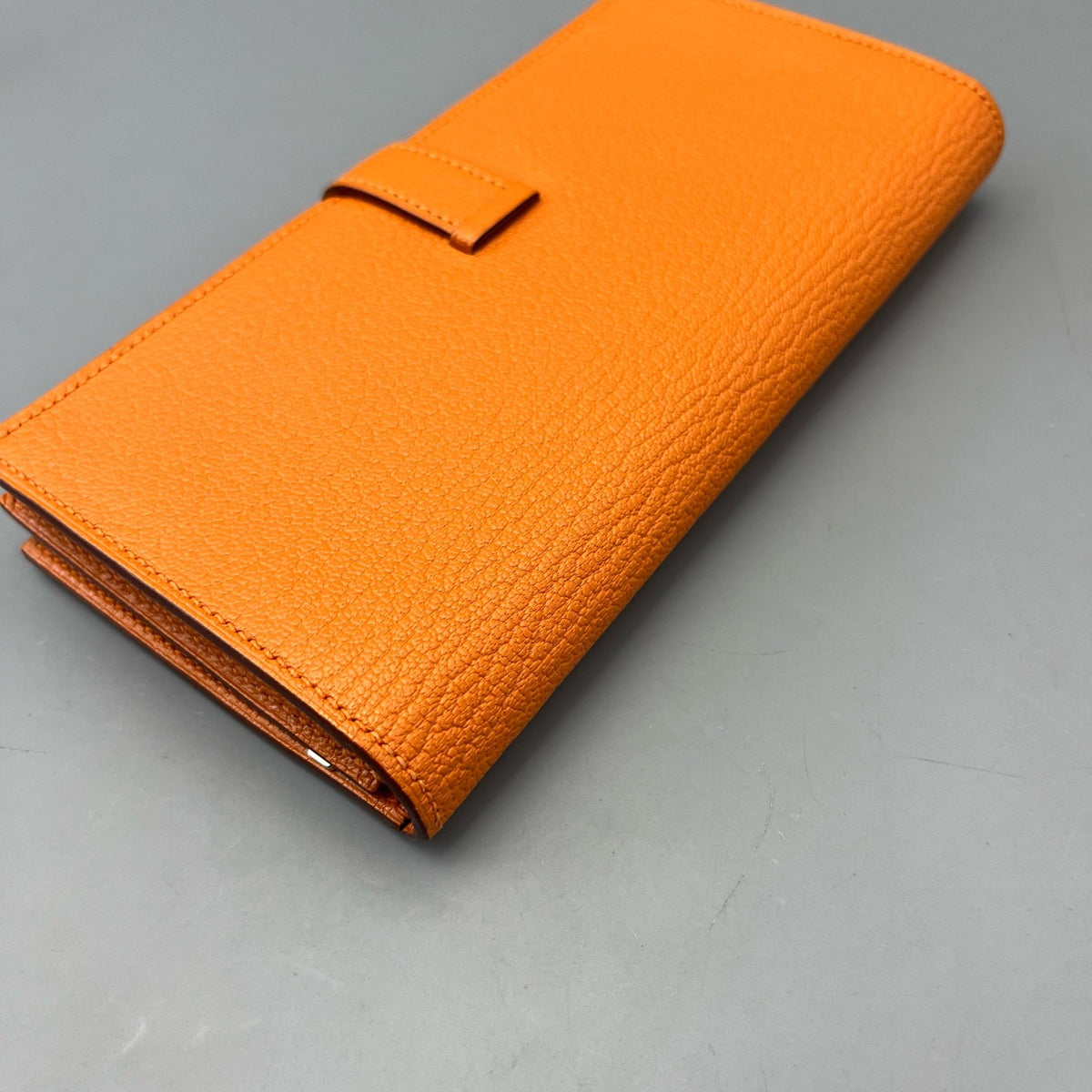 Hermes - Bi-fold Wallet - Leather - Orange