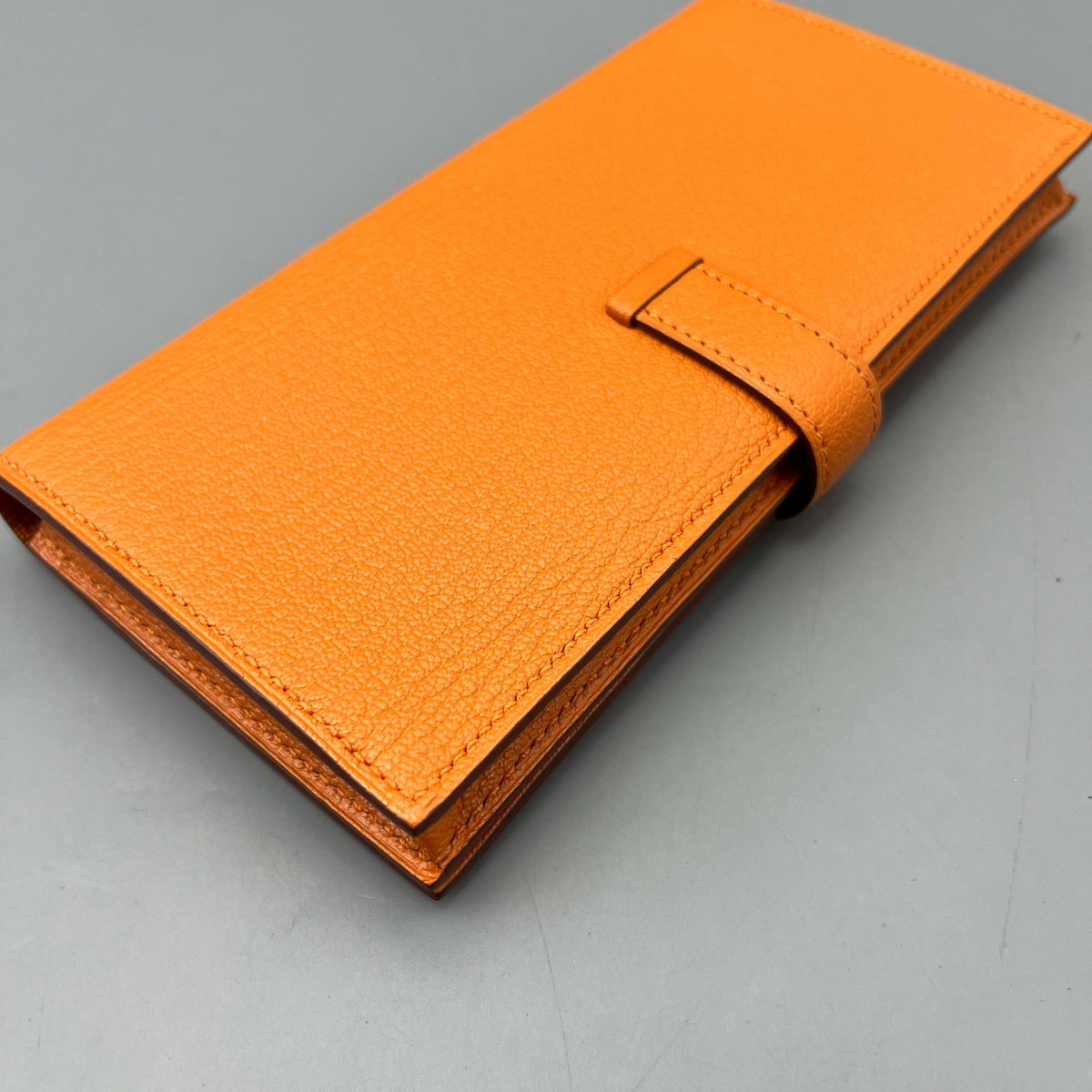 Hermes - Bi-fold Wallet - Leather - Orange