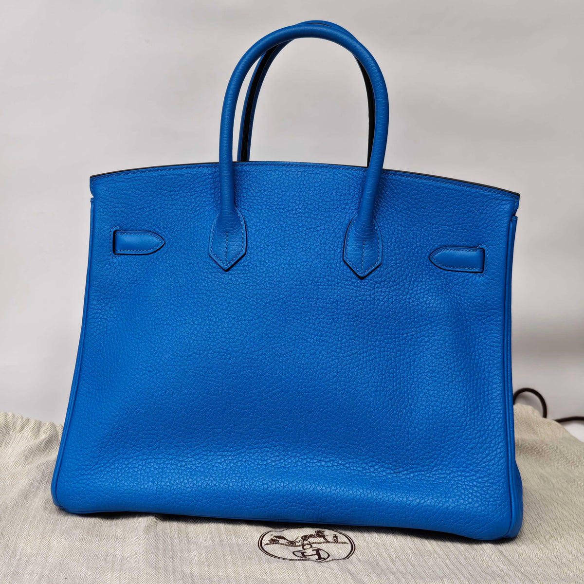 Hermes - Birkin 35 - Leather - Blue - (Large)
