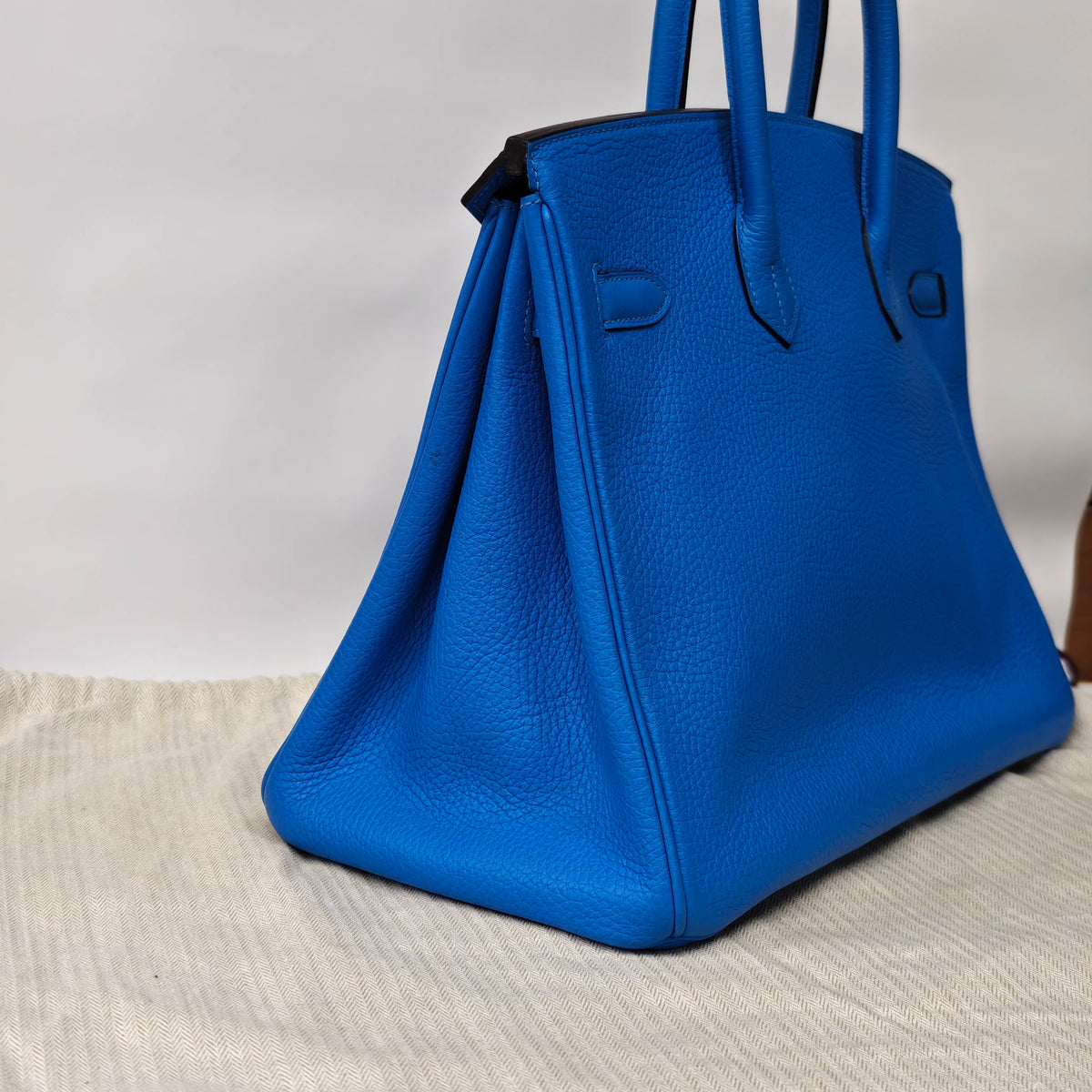 Hermes - Birkin 35 - Leather - Blue - (Large)