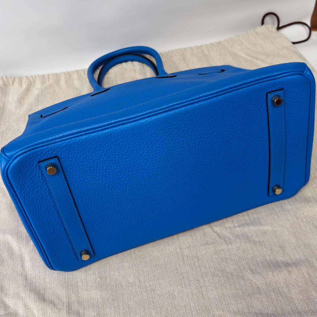 Hermes - Birkin 35 - Leather - Blue - (Large)