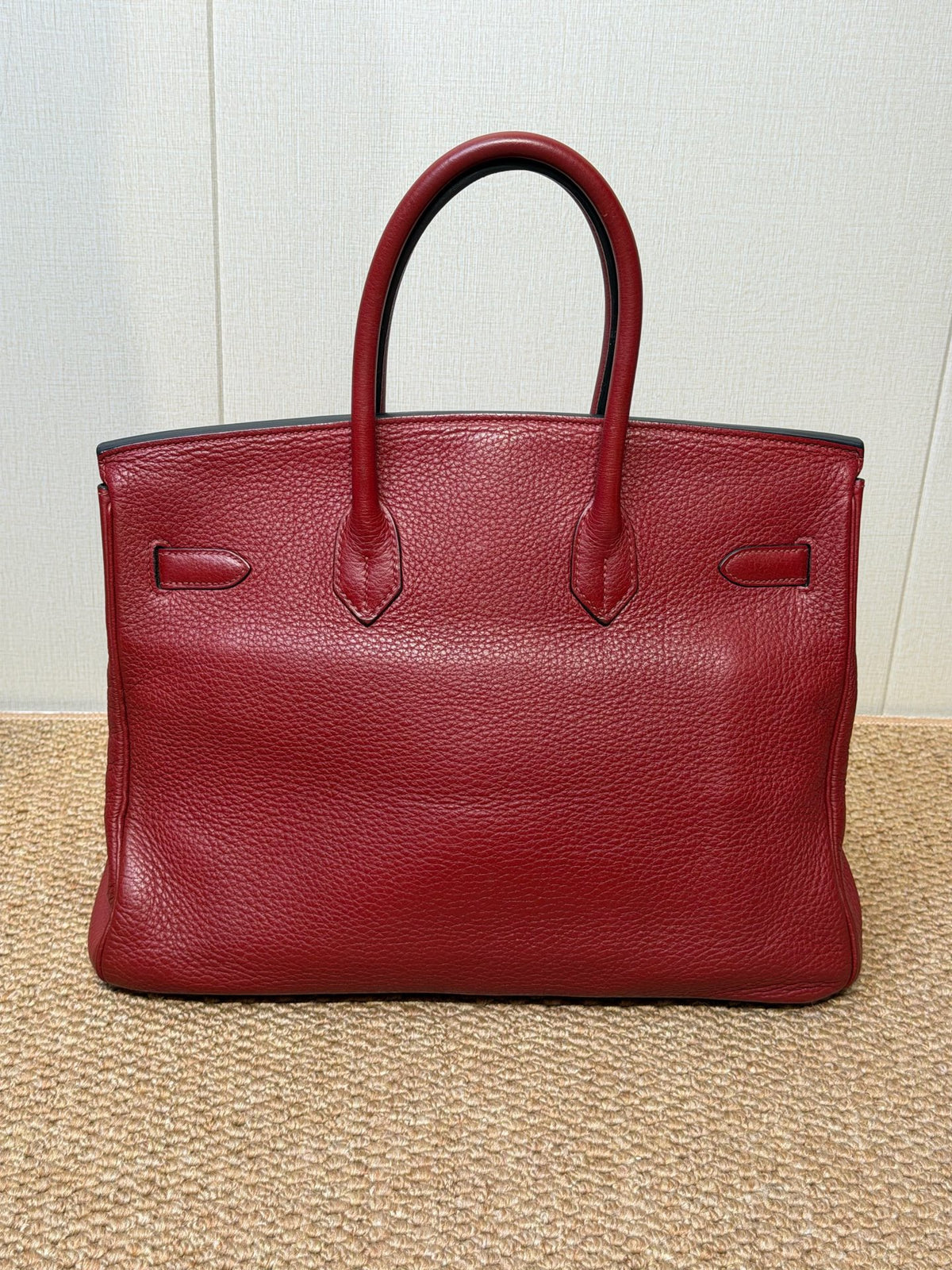 Hermes - Birkin 35 - Leather - Burgundy - (large)