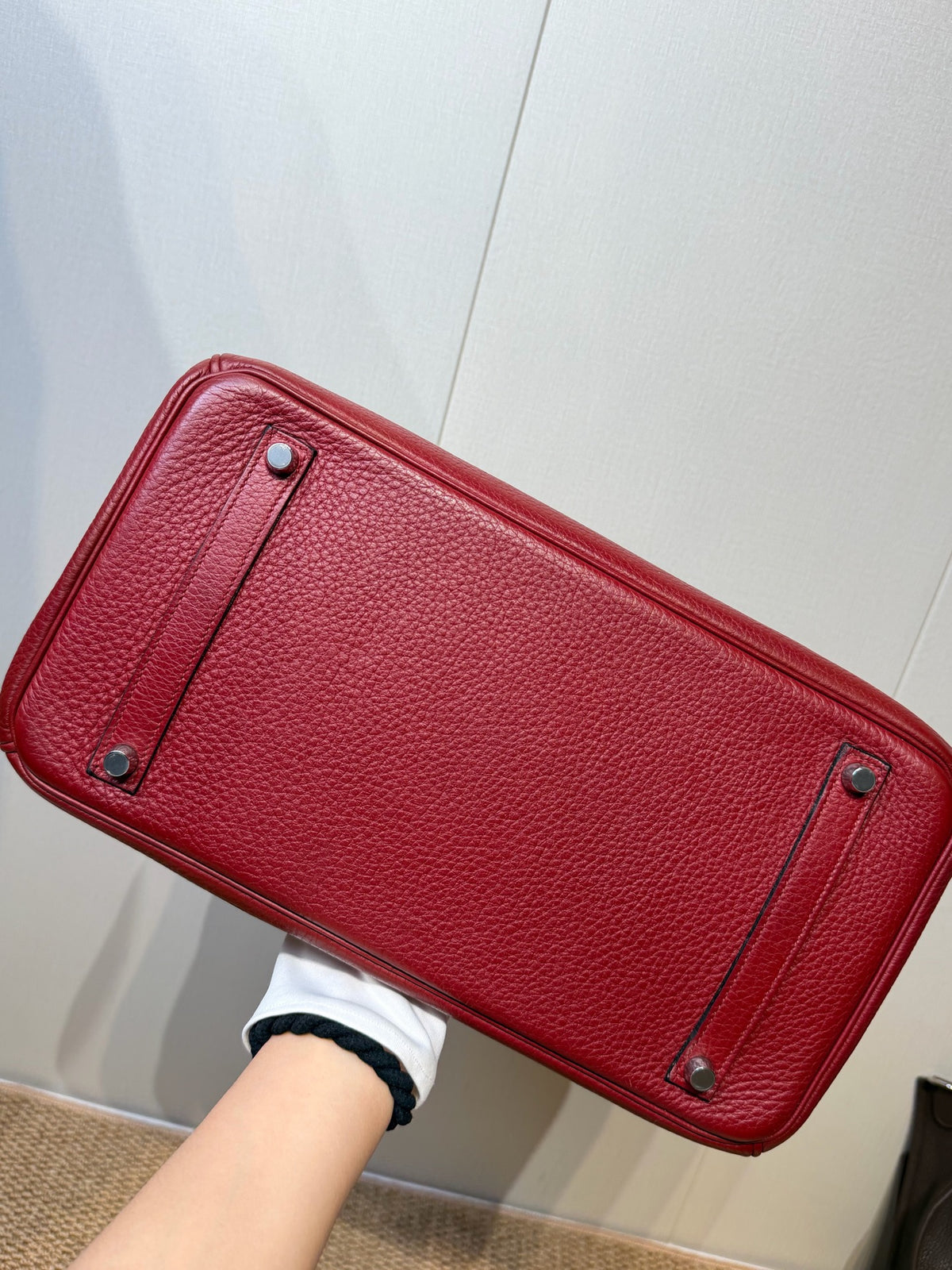 Hermes - Birkin 35 - Leather - Burgundy - (large)