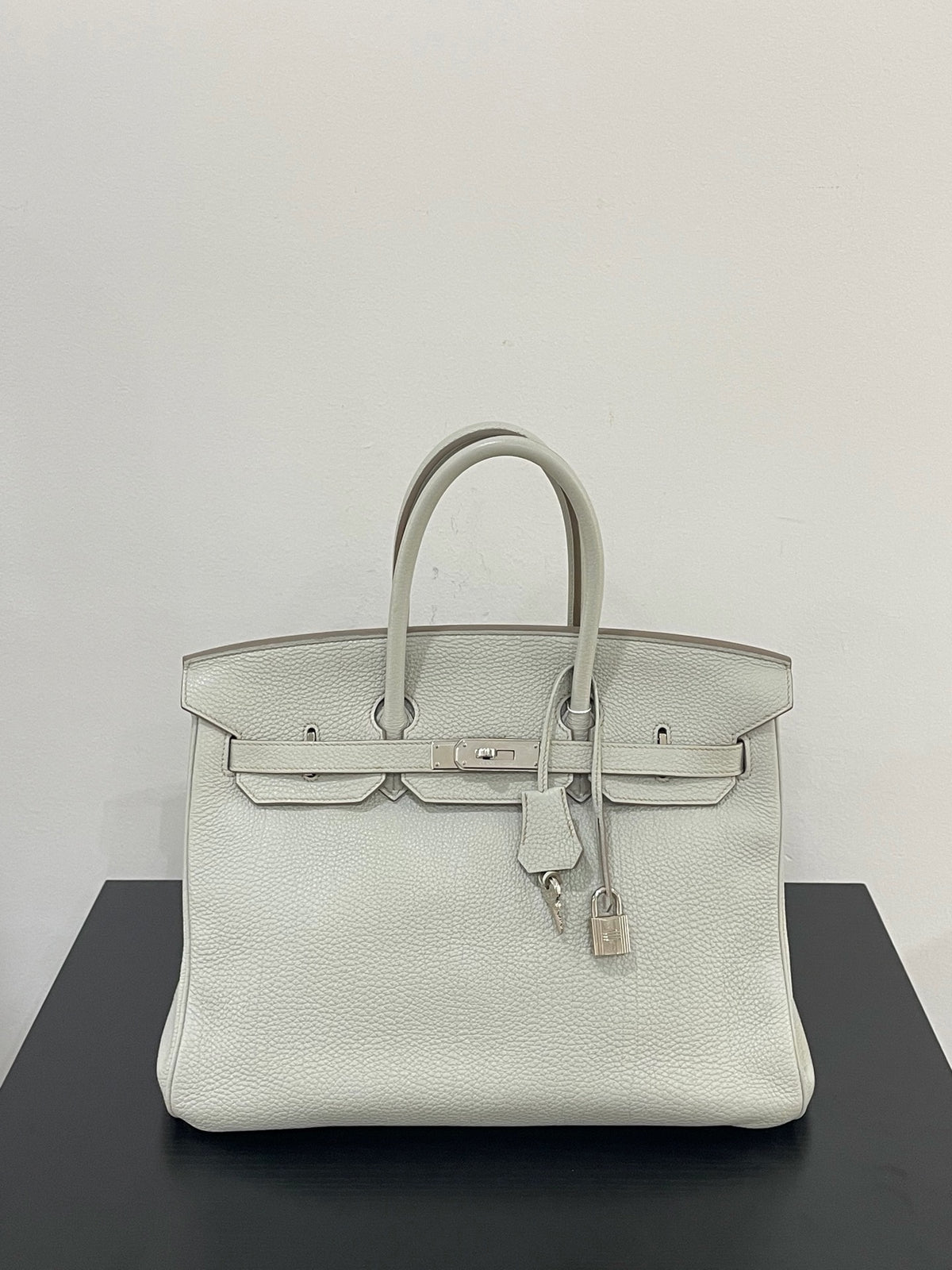 Hermes - Birkin 35 - Leather - Grey - (large)