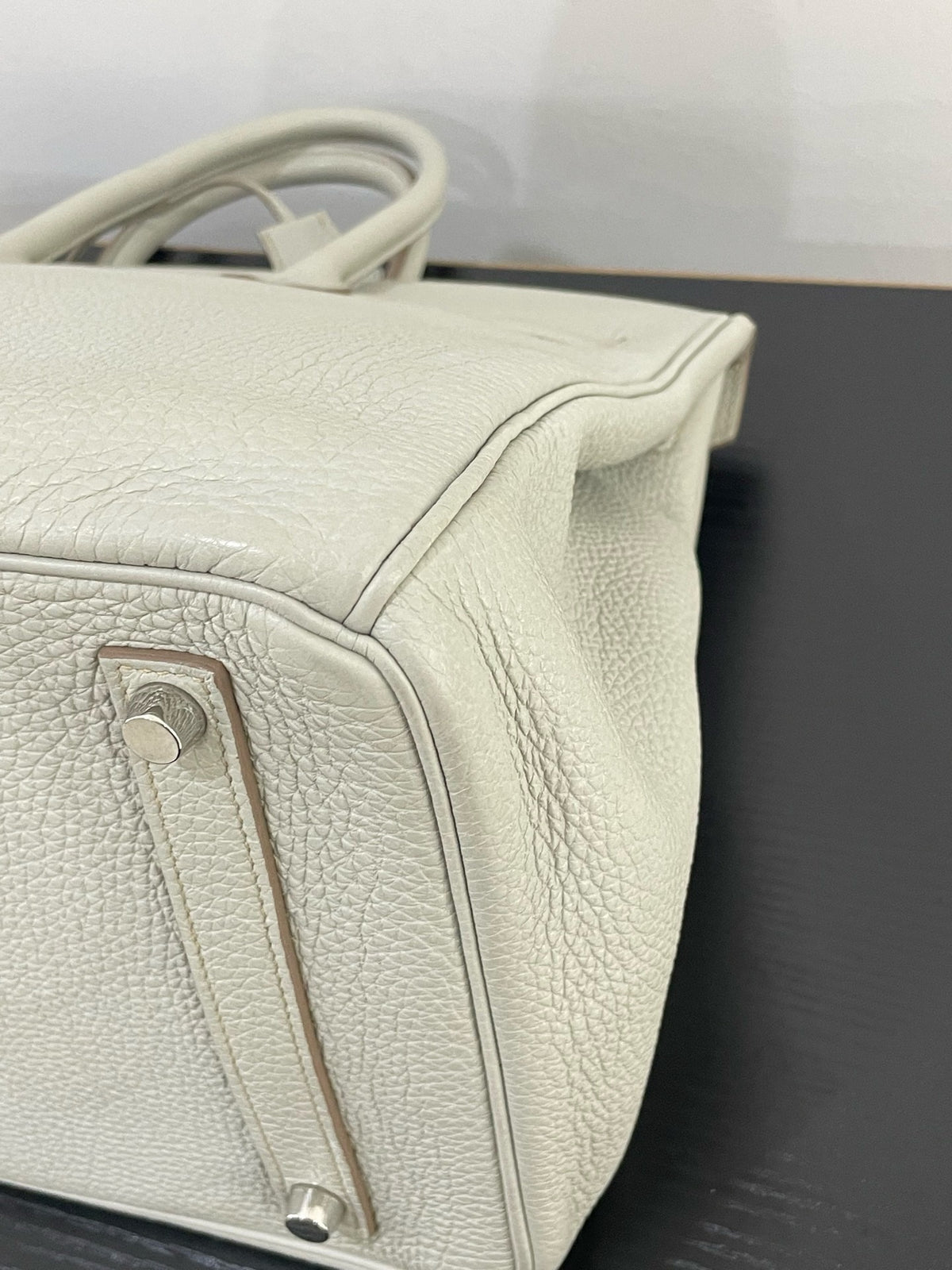 Hermes - Birkin 35 - Leather - Grey - (large)