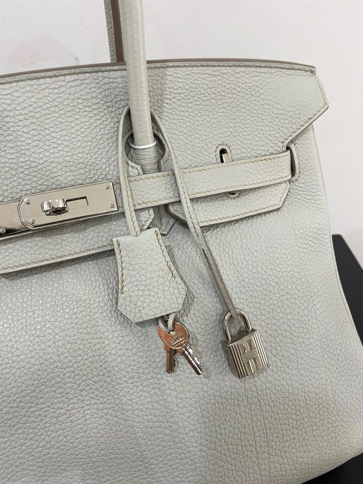 Hermes - Birkin 35 - Leather - Grey - (large)