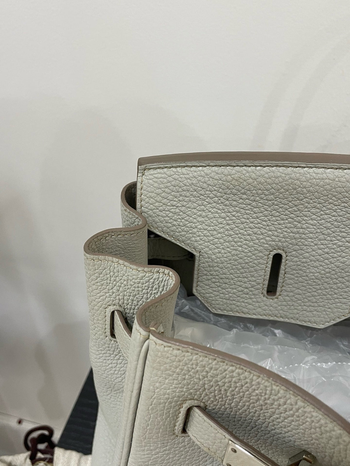Hermes - Birkin 35 - Leather - Grey - (large)