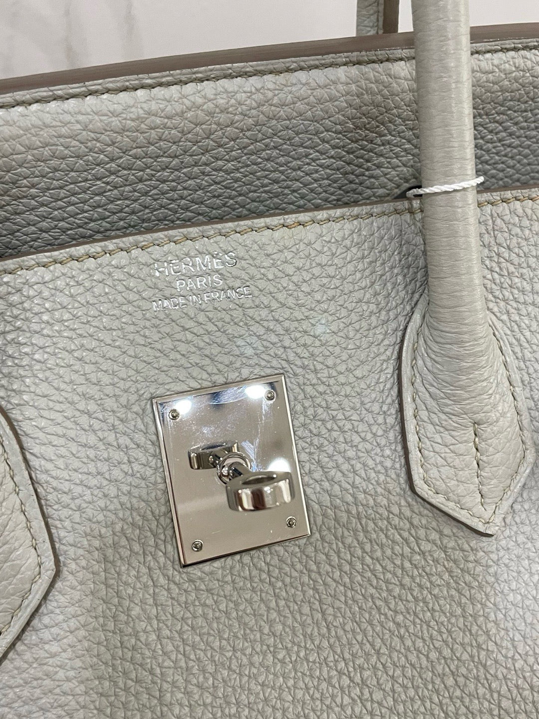 Hermes - Birkin 35 - Leather - Grey - (large)