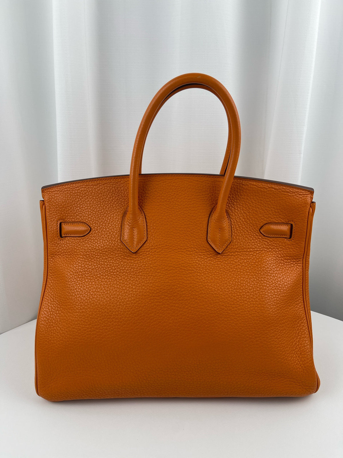Hermes - Birkin 35 - Leather - Orange - (large)