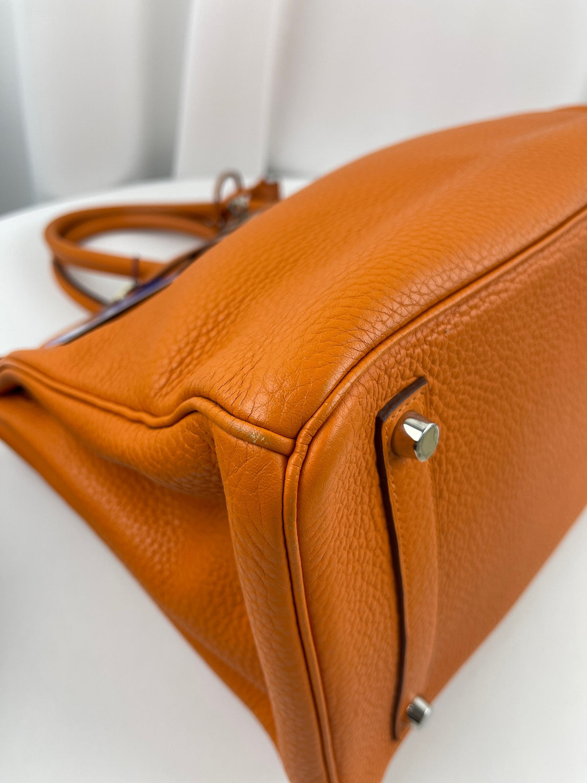 Hermes - Birkin 35 - Leather - Orange - (large)
