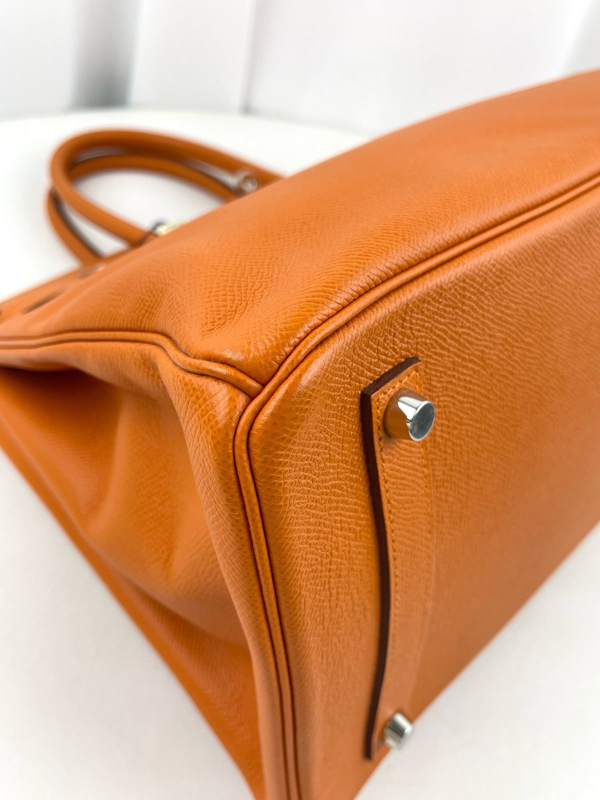 Hermes - Birkin 35 - Leather - Orange - (large)