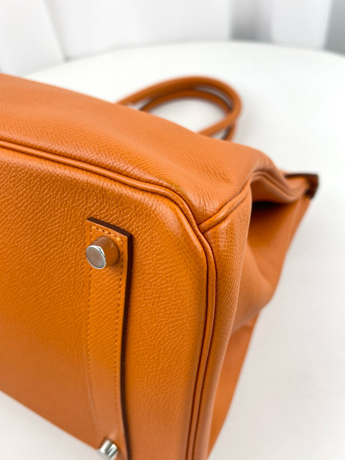 Hermes - Birkin 35 - Leather - Orange - (large)