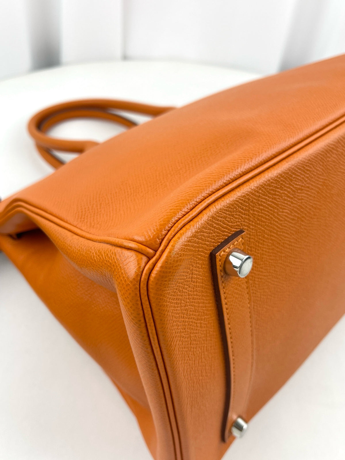 Hermes - Birkin 35 - Leather - Orange - (large)
