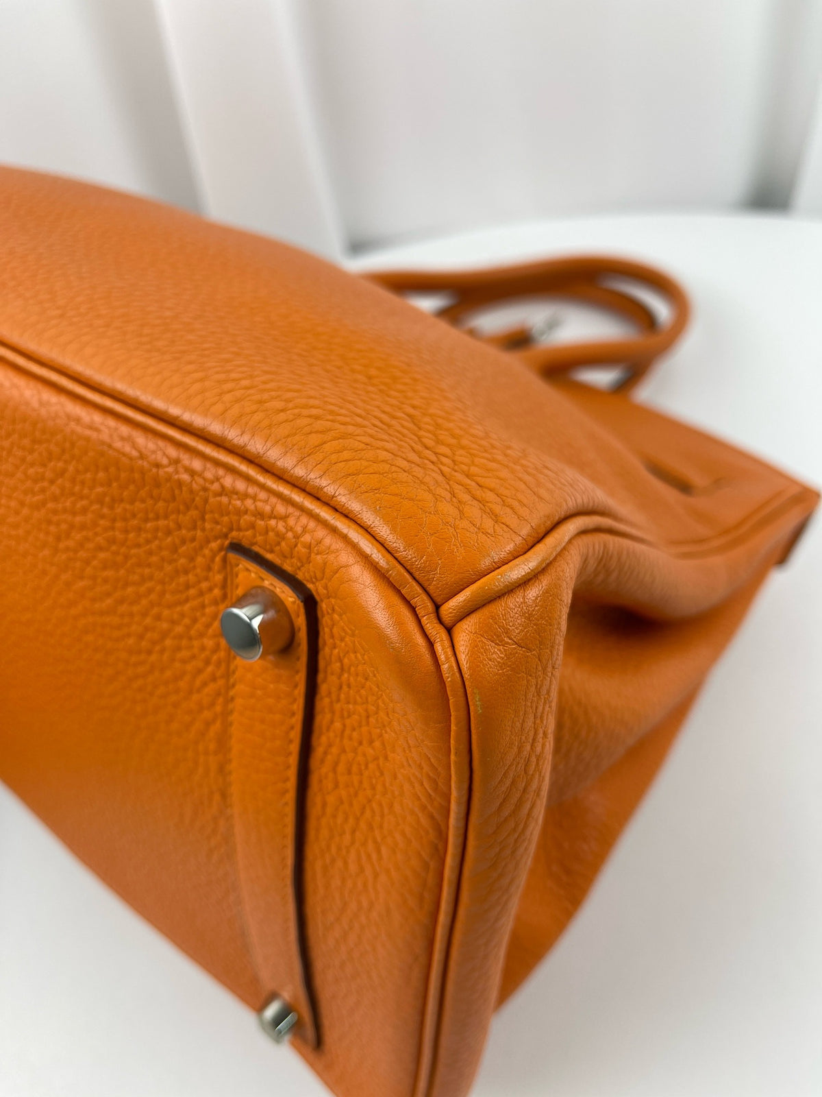 Hermes - Birkin 35 - Leather - Orange - (large)