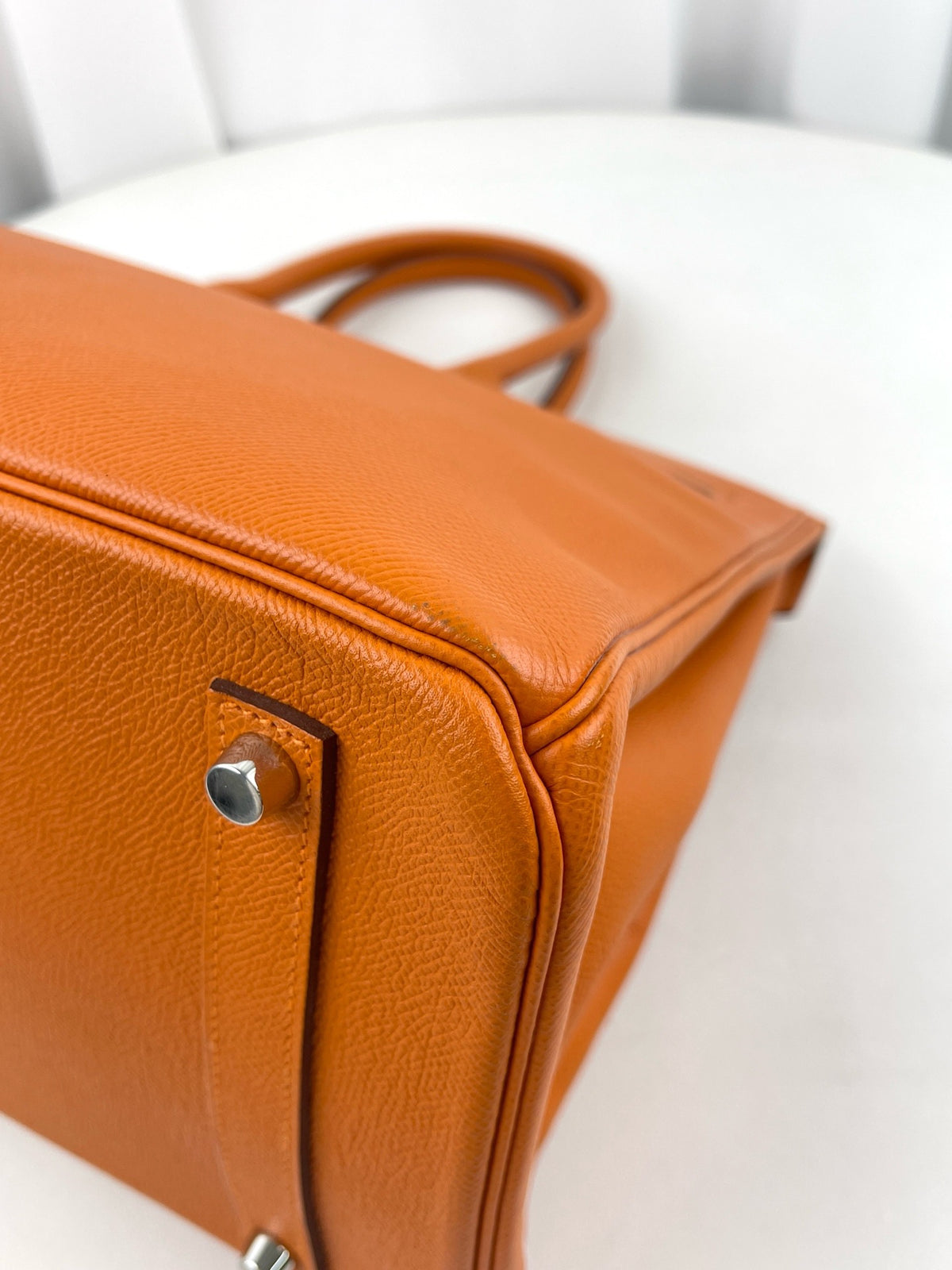 Hermes - Birkin 35 - Leather - Orange - (large)