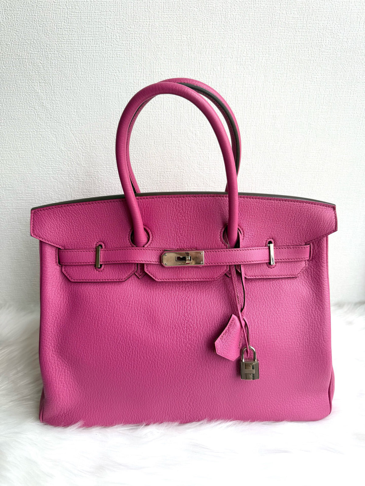 Hermes - Birkin 35 - Leather - Pink - (large)