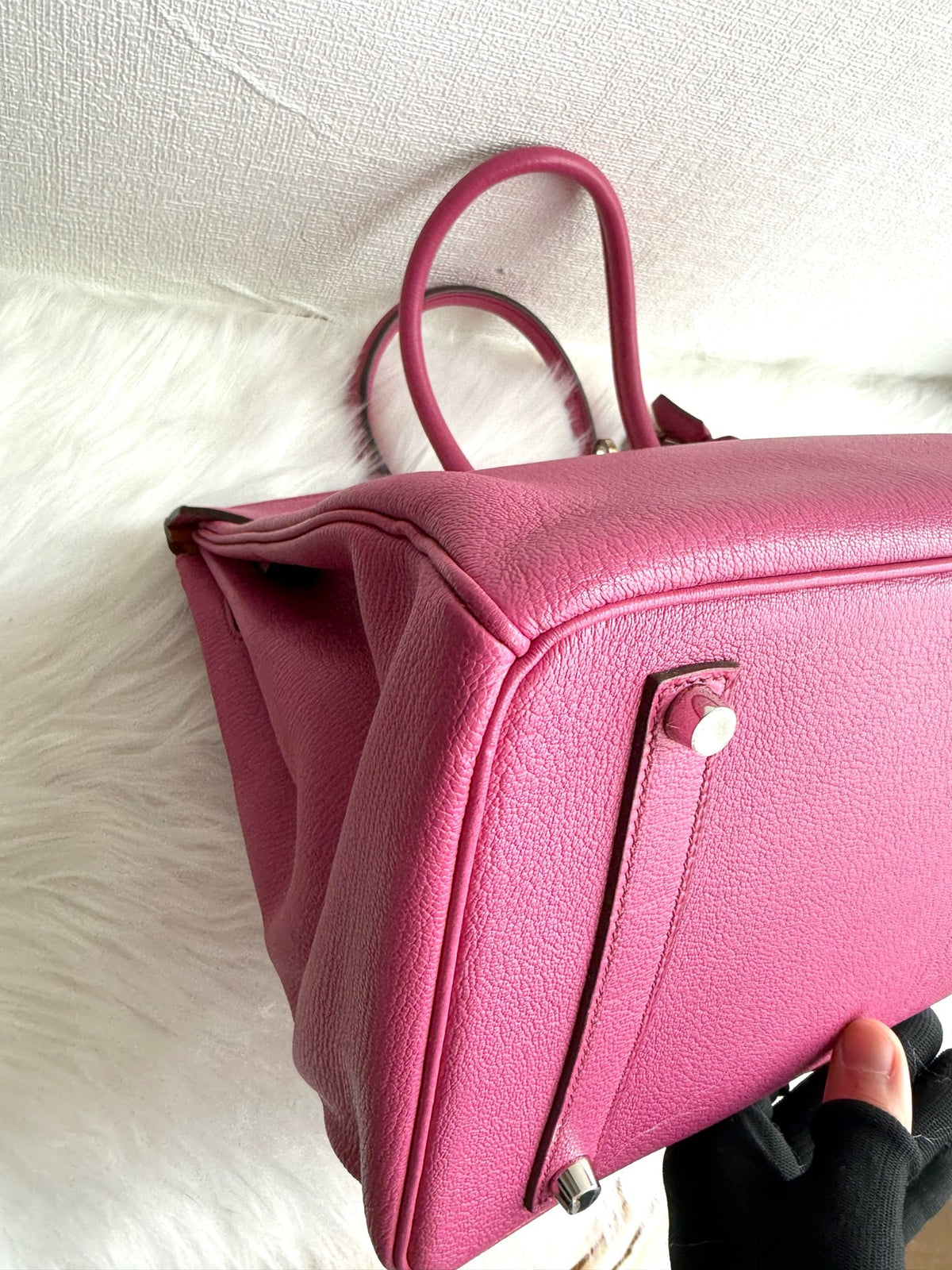 Hermes - Birkin 35 - Leather - Pink - (large)