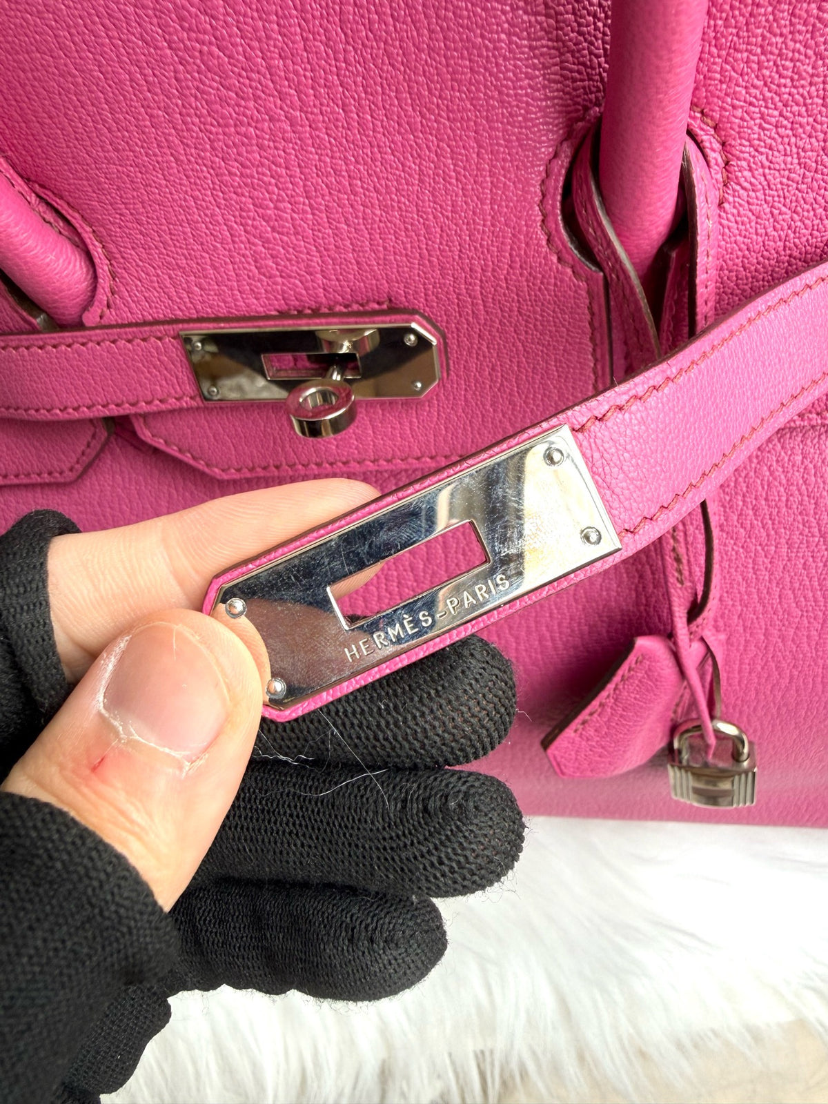 Hermes - Birkin 35 - Leather - Pink - (large)
