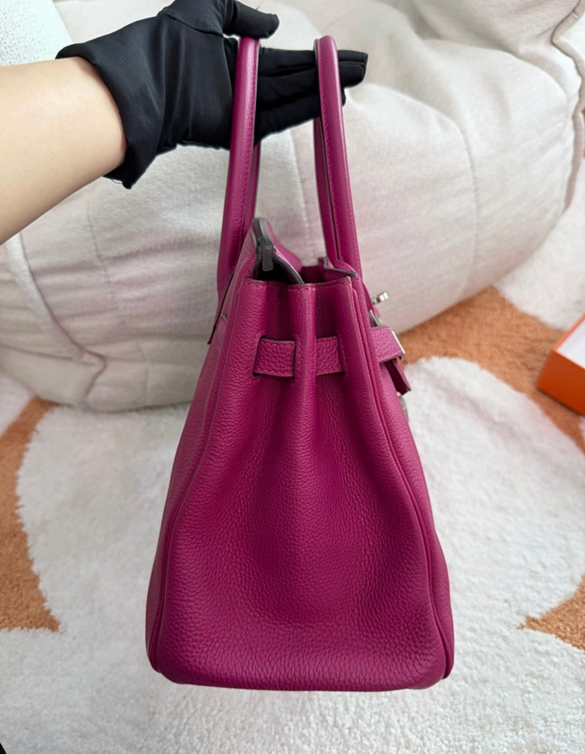 Hermes - Birkin 35 - Leather - Purple - (large)