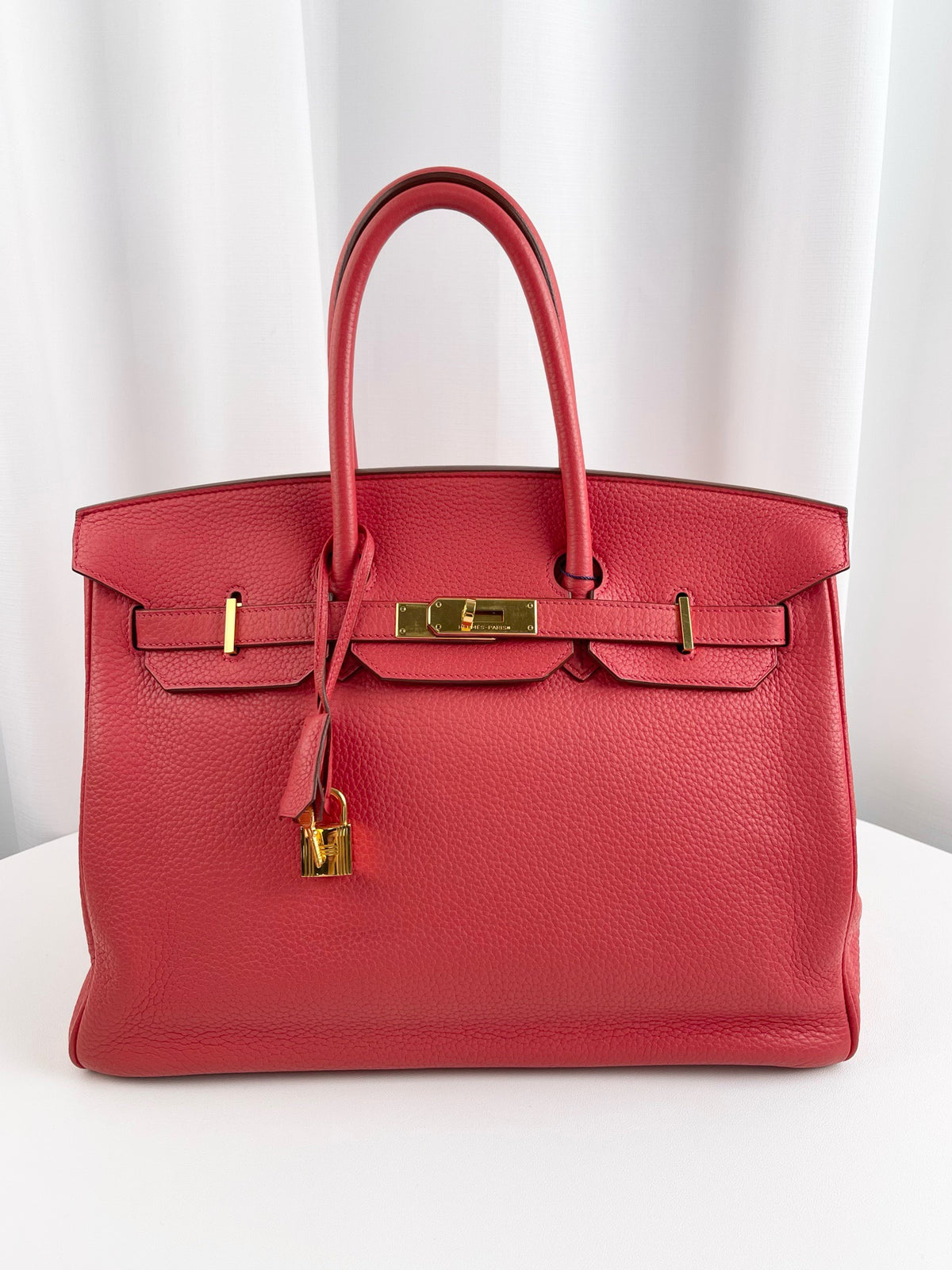 Hermes - Birkin 35 - Leather - Red - (Large)
