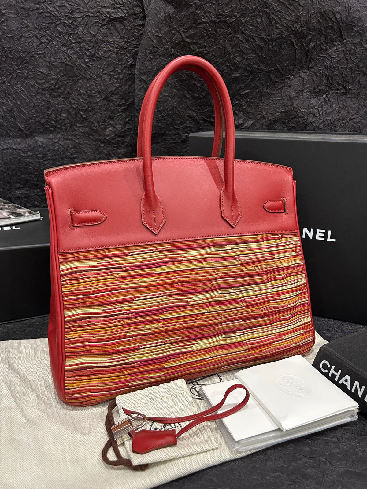 Hermes - Birkin 35 - Leather - Red - (Large)
