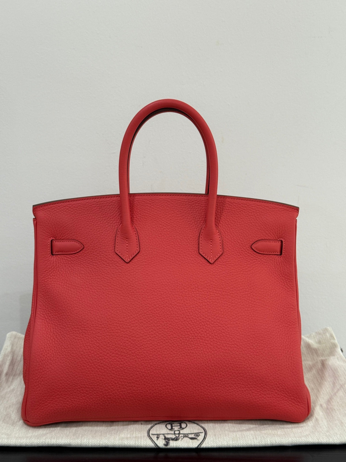 Hermes - Birkin 35 - Leather - Red - (large)